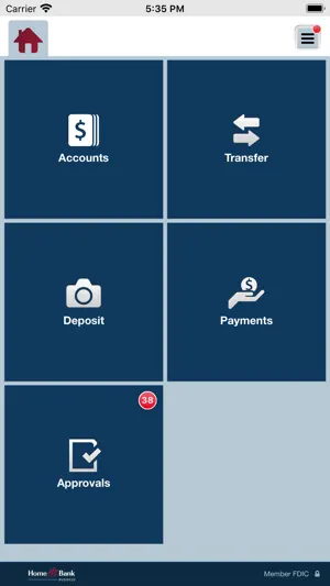 Home Bank Business Mobile screenshot 3