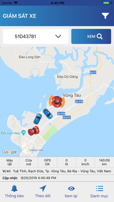 SG GPS Screenshot