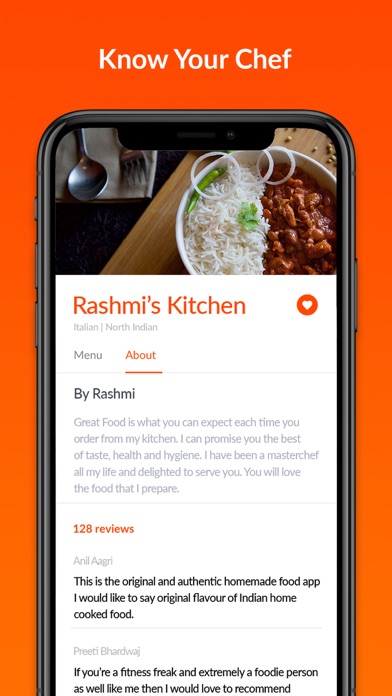 HOMEFOODI - Homemade Food APP Screenshot