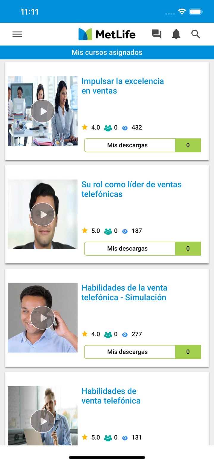 MetLife DAP screenshot 2