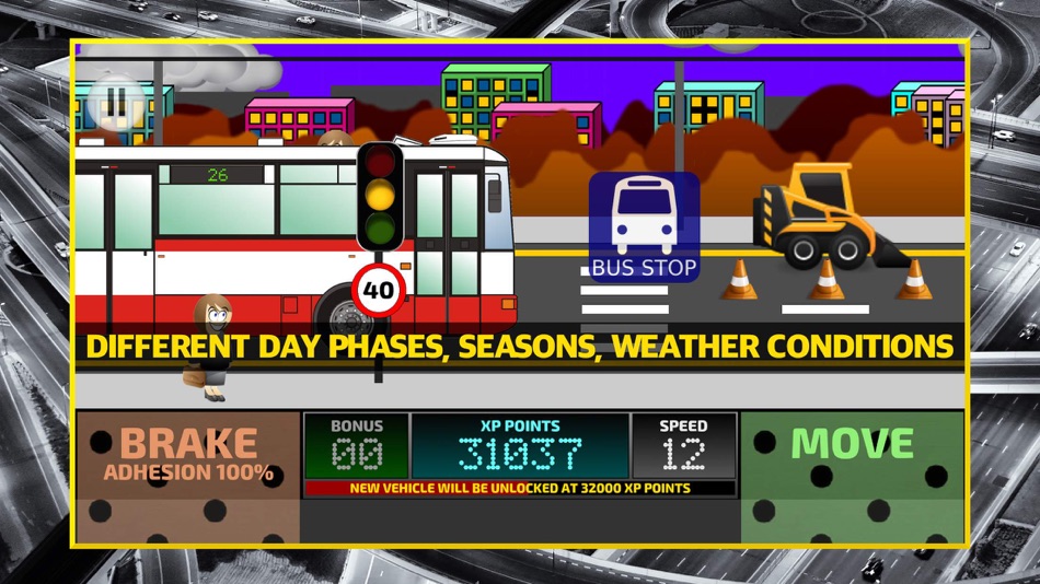 #5. City Bus Driving Simulator 2D (iOS) 由: Daniel Viktorin