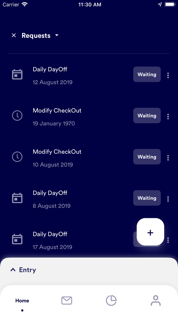 iPhone screenshot