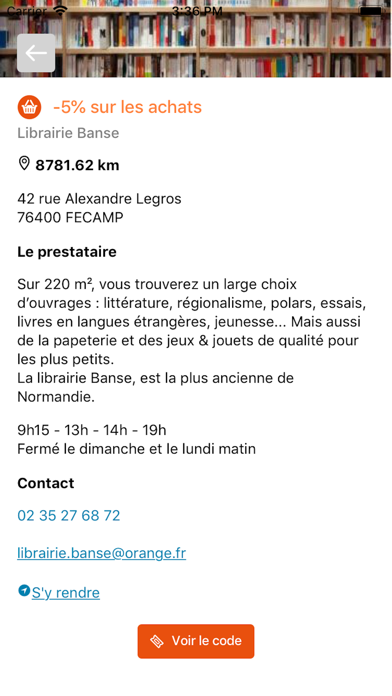 Screenshot #2 pour Carte D'Hôte - Fécamp