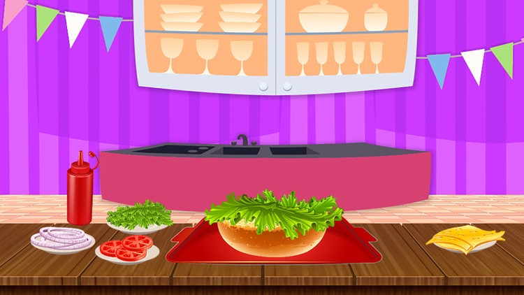 Burgers Cook Fever Food Game screenshot-6