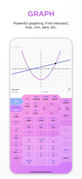 Game screenshot HyperCalc Graphing Calculator apk