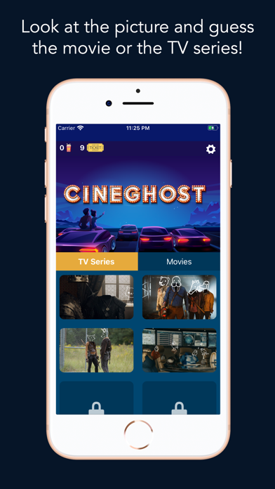 CineGhost Movie Picture Trivia Screenshot
