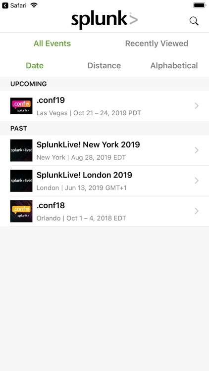 Splunk Events