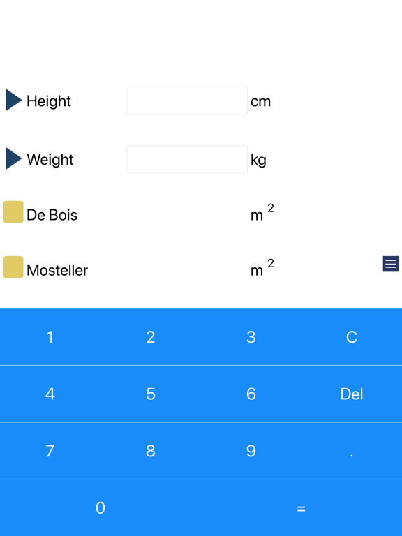 Screenshot #4 pour Body Surface Area