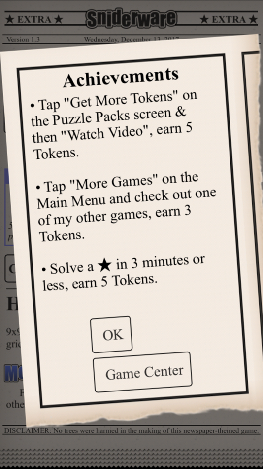 #5. Eric's Sudoku –Classic Puzzles (iOS) 由: Eric Snider