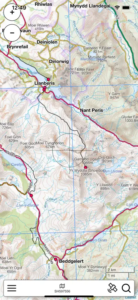 Snowdonia Outdoor Map