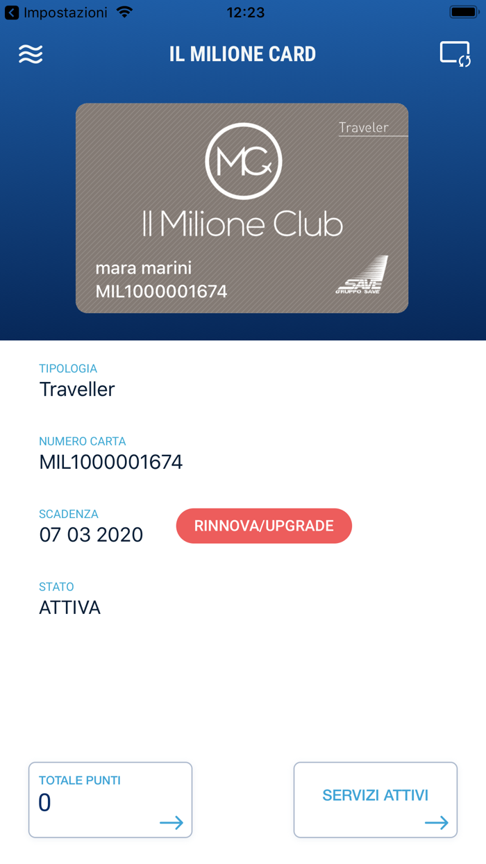 Milione Club Venice Airport