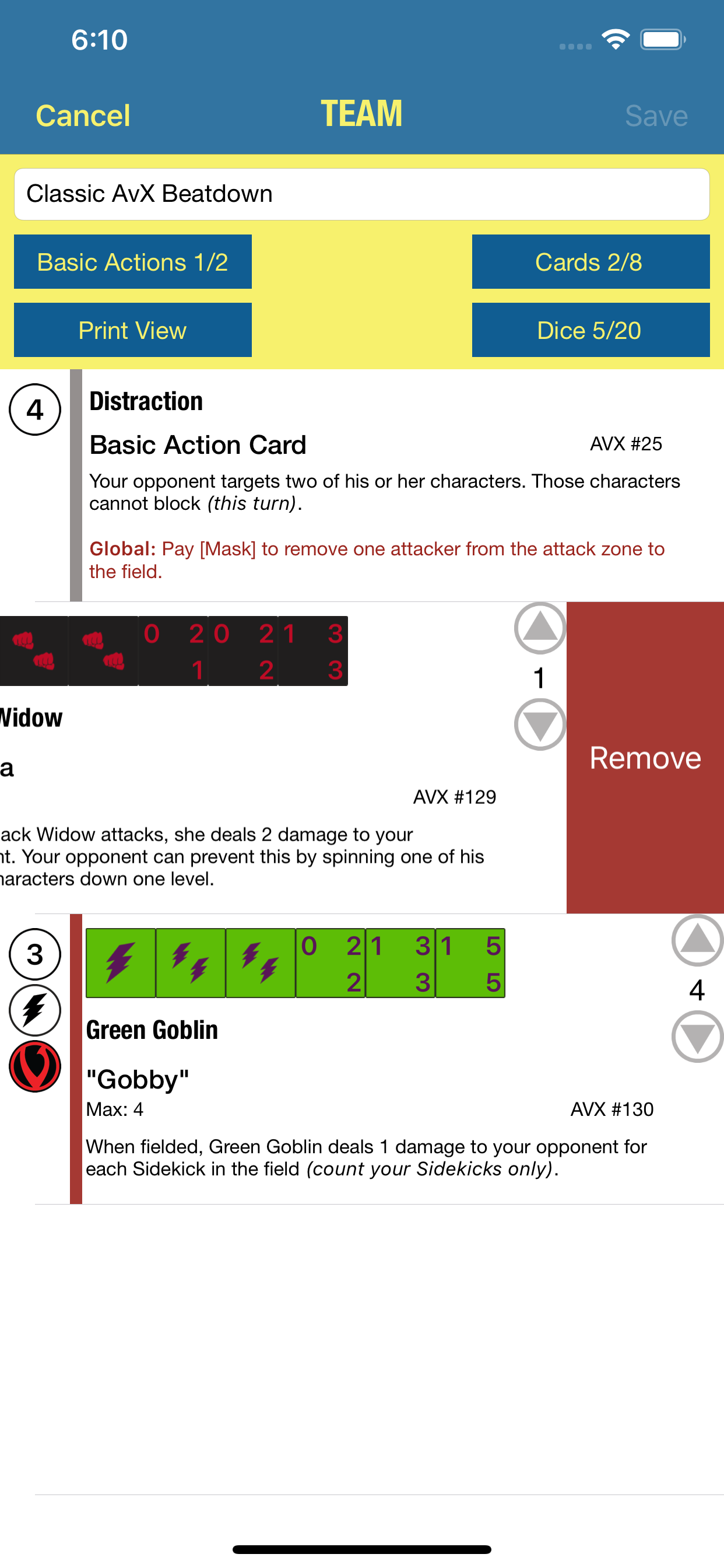 Sidekick for Dice Masters