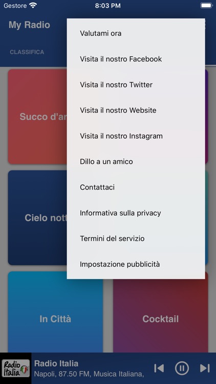 My Radio - Radio Italia screenshot-9