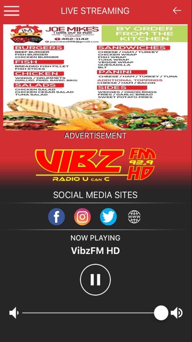 FamilyFM Radio Antigua Screenshot