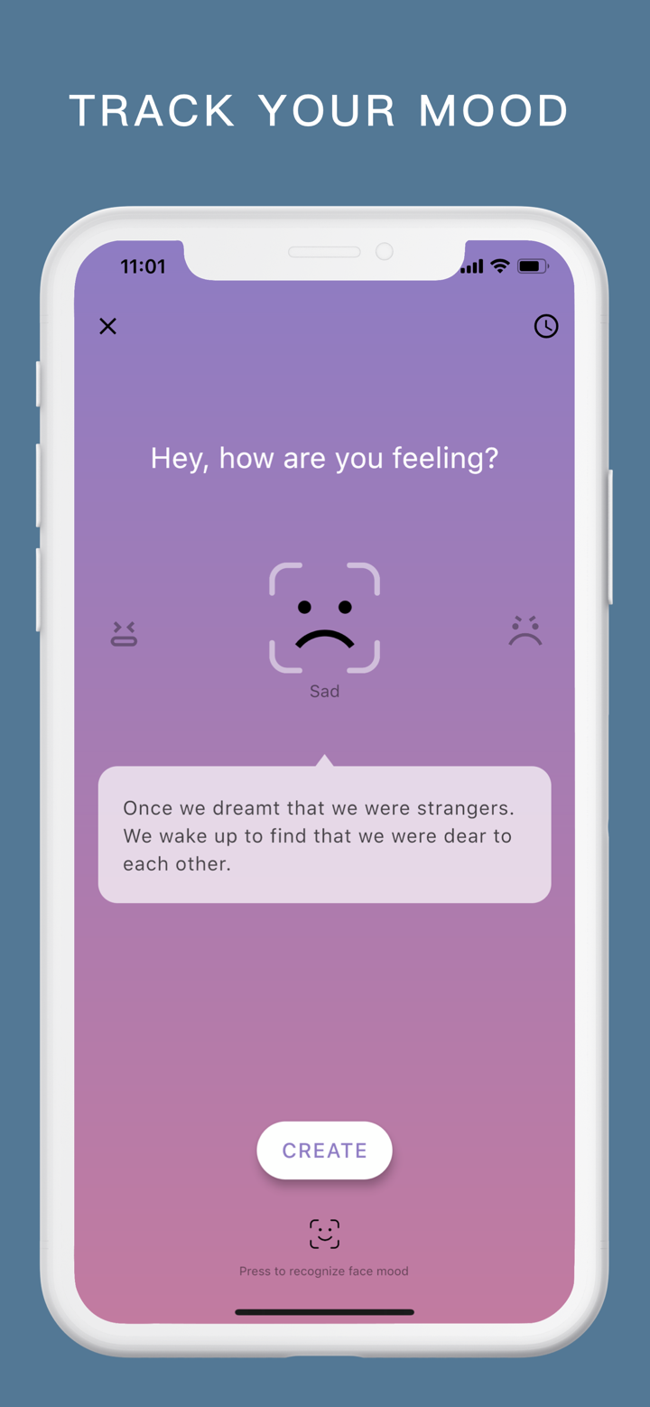 MoodPress screenshot 2