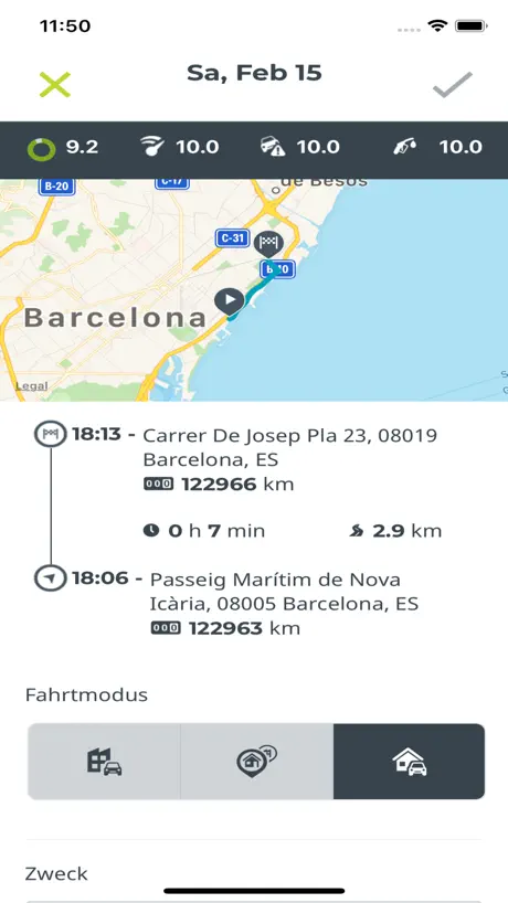 WEBFLEET Logbook
