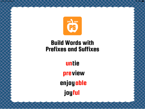 Screenshot #4 pour Build Prefix Suffix Words