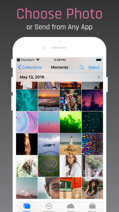 PhotoSplit for Instagram Screenshot