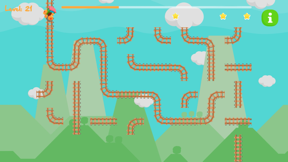 Railway worker - puzzle game screenshot