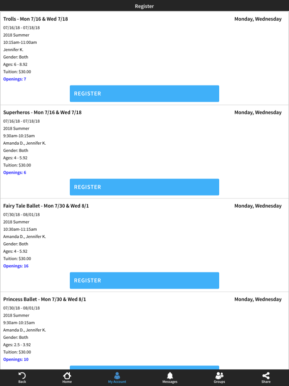 Screenshot #6 pour Kibler Dance Academy