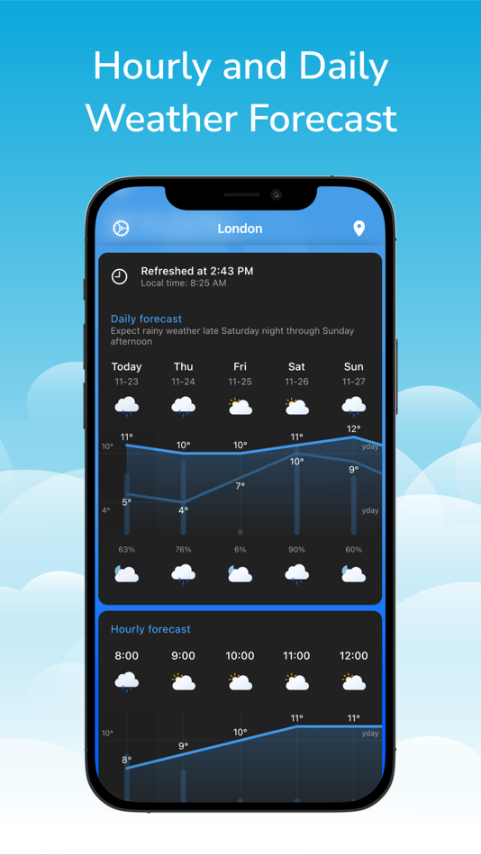 #5. Weather: Today and Forecast (iOS) 由: Bang Hoang