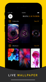 Bling Theme - Live Wallpapers screenshot