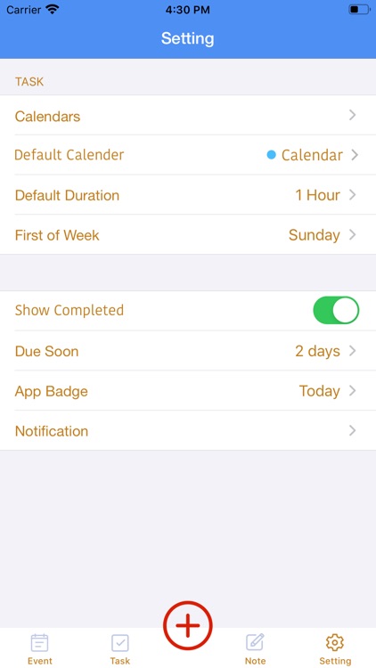 Pocket Time Notes Tasks Events screenshot-3