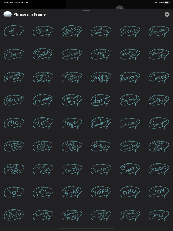 Screenshot #6 pour Phrases in frame
