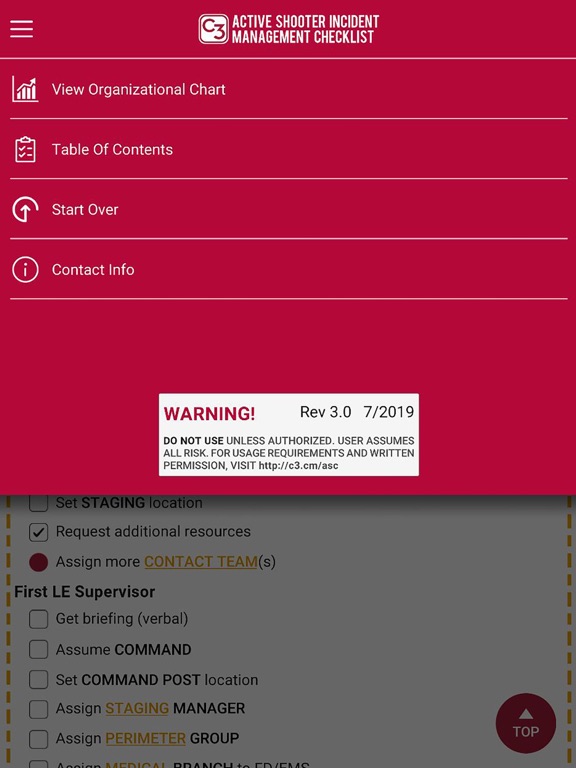 ASIM Checklist iPad screenshot 3 - Business app