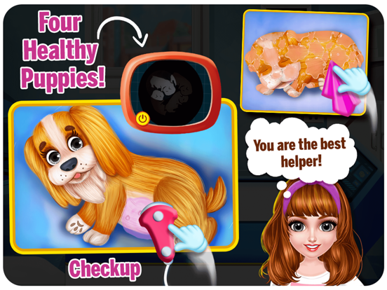 Puppy Pet Story: DayCare Game iPad app afbeelding 5