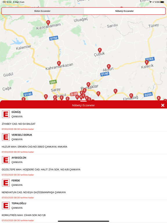 Eczanem Nerede iPad screenshot 5 - Medical app