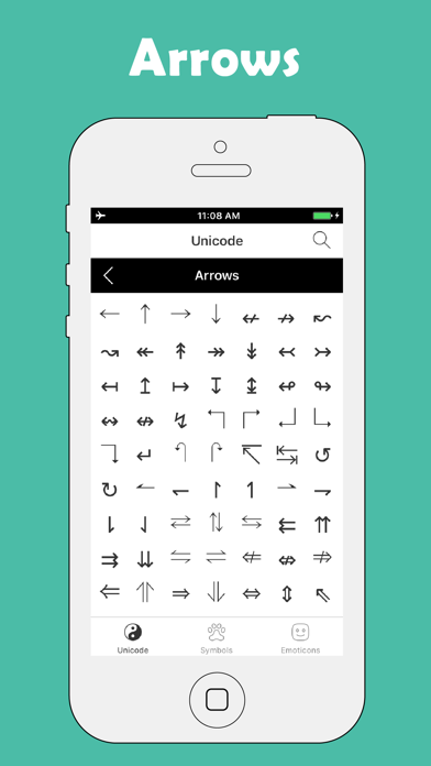 Symbol Pad & Icons for Texting Screenshot