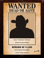 wanted poster pro ipad images 1
