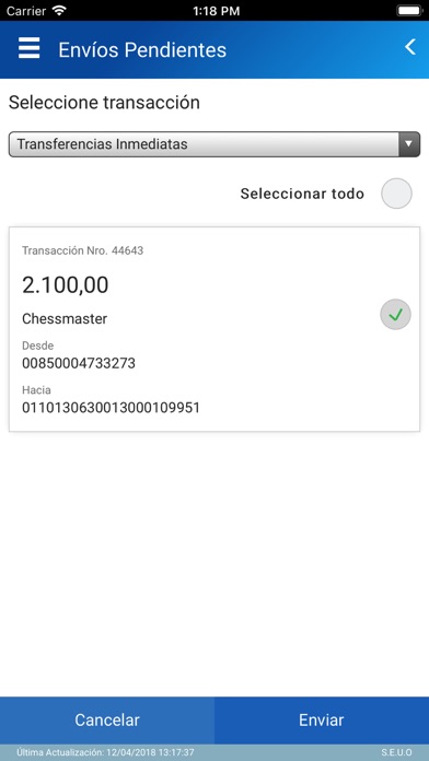 BEE Móvil Banco Ciudad Screenshot