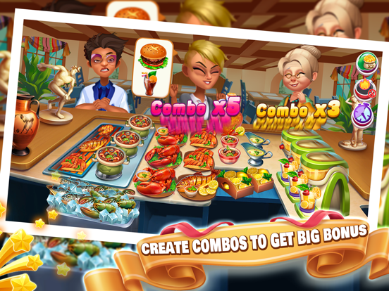 Cooking Family : Craze Diner iPad screenshot 4 - Games app