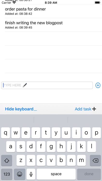 To-Do | Day plan | Food nearby