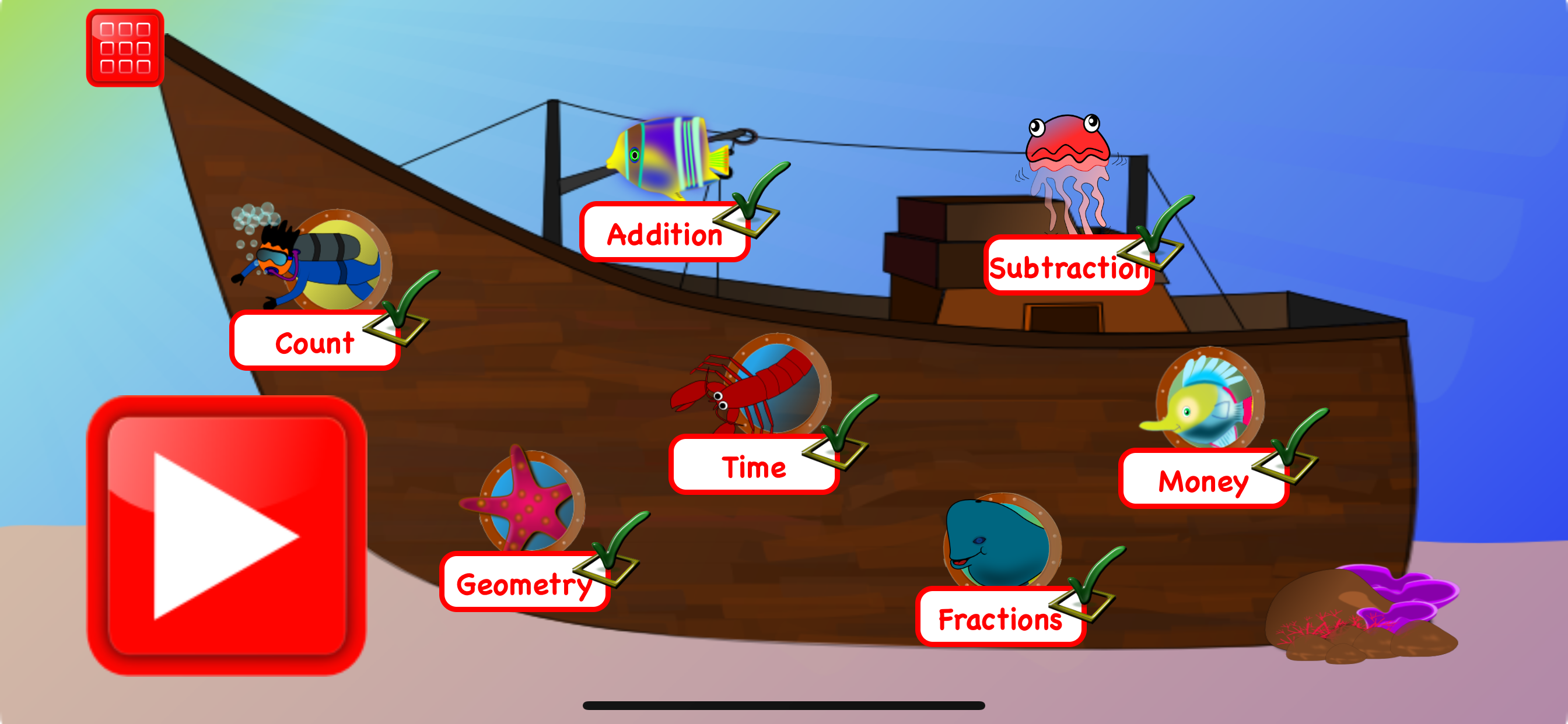 First Grade Math Learning Kids