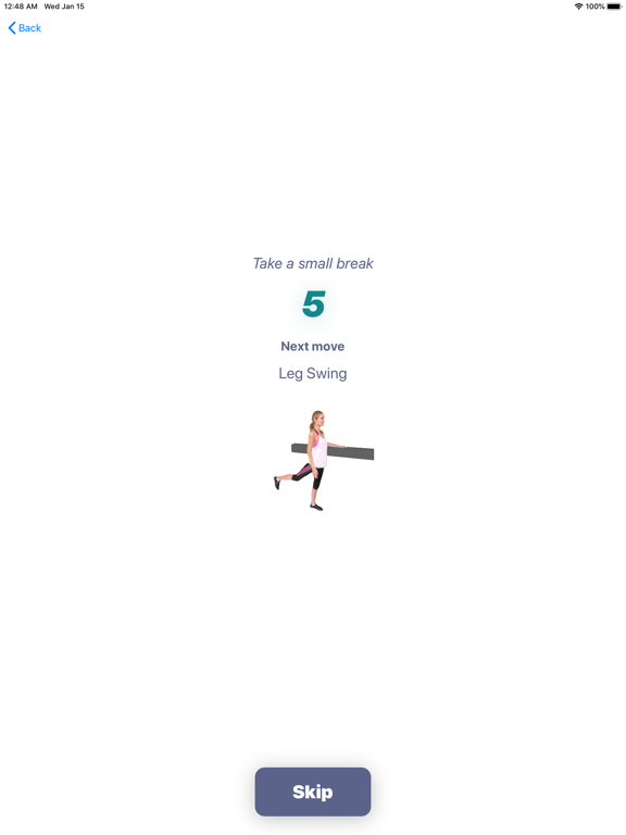 RunnerStretch for runner iPad screenshot 4 - Health & Fitness app