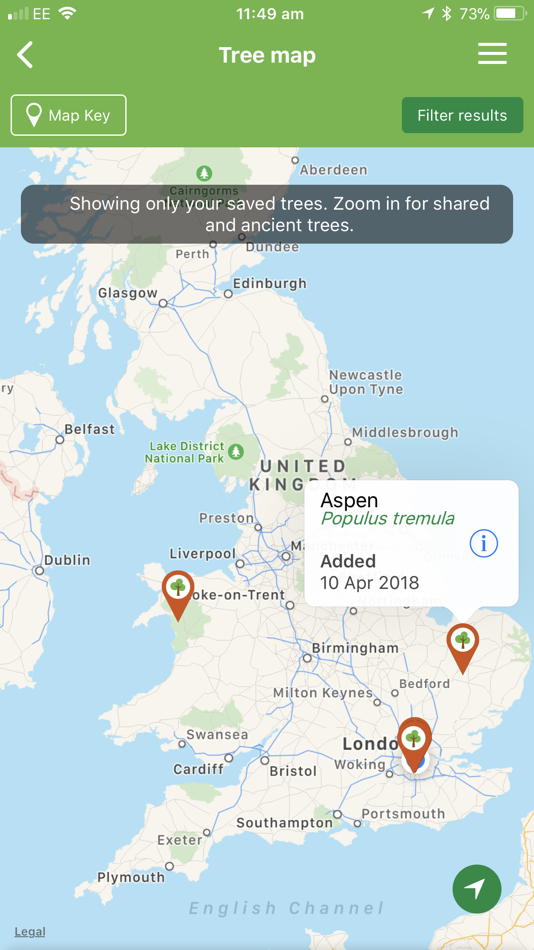 #6. British tree identification (iOS) 由: Woodland Trust