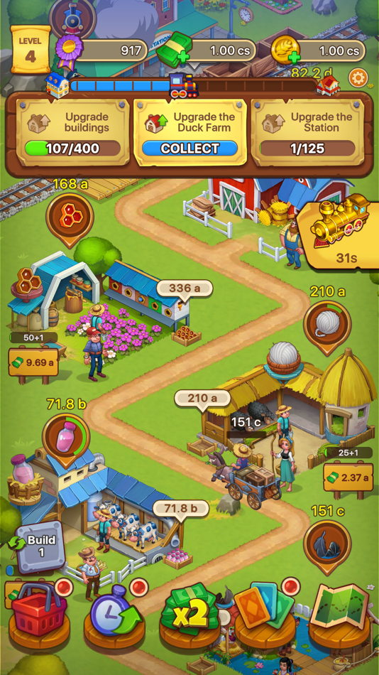#7. Idle Farmer: Farm Tycoon Games (iOS) 由: Game Veterans