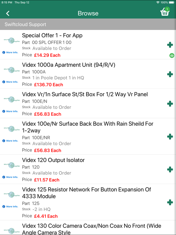 Screenshot #6 pour Security Supplies