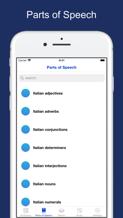 Italian Etymology Dictionary Screenshot