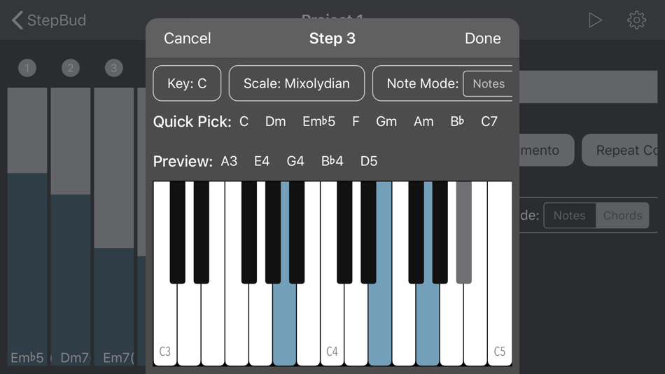#5. StepBud - AUv3 MIDI Sequencer (iOS) 由: Cem Olcay