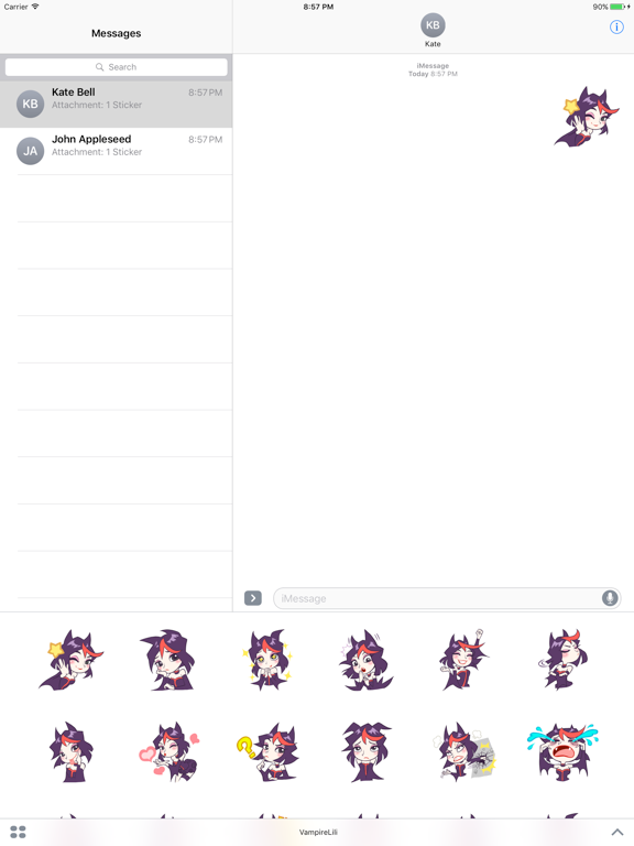 Screenshot #4 pour Vampire Lili Sticker Pack