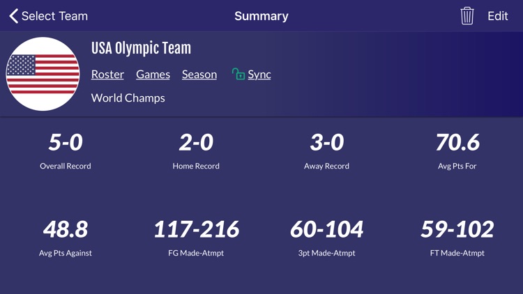Easy Stats for Basketball screenshot-5