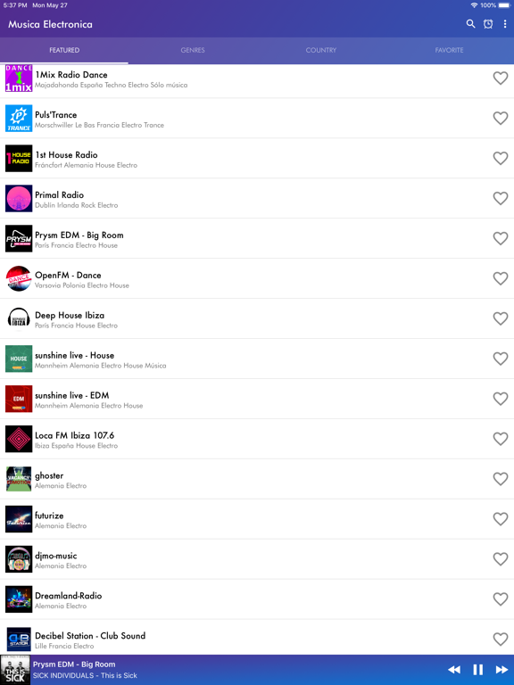 Screenshot #4 pour Musica Electronica Radio