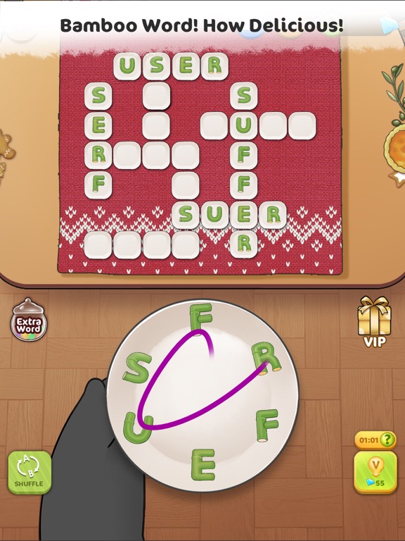 Screenshot #5 pour Word Panda Cross