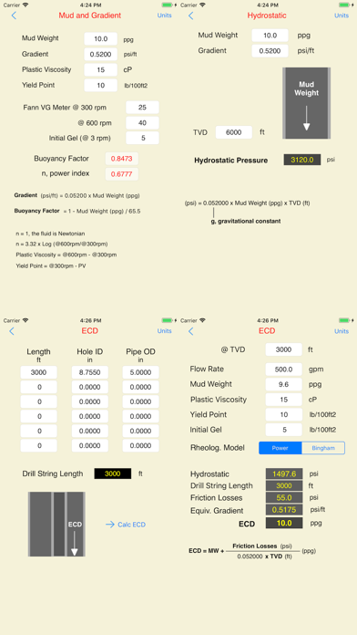 Drilling Hydraulics (Basic) Screenshot