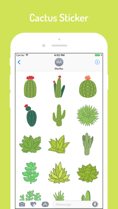 How to cancel & delete Dessert Cactus Stickers from iphone & ipad 2