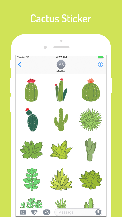 Dessert Cactus Stickers screenshot 2